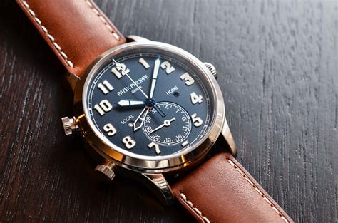 patek philippe 5524 calatrava pilot travel time men's automatic watch|Patek Philippe Calatrava watch.